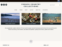 Tablet Screenshot of online.frenchcountry.co.nz